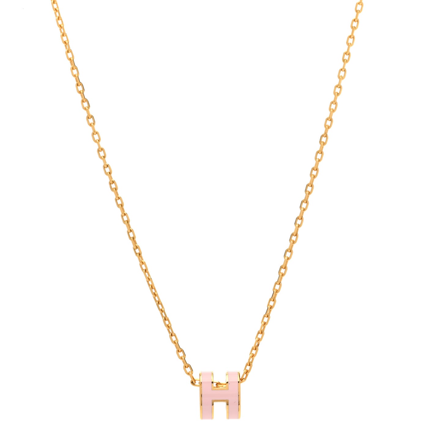 H Mini Pendant Necklace All Colors