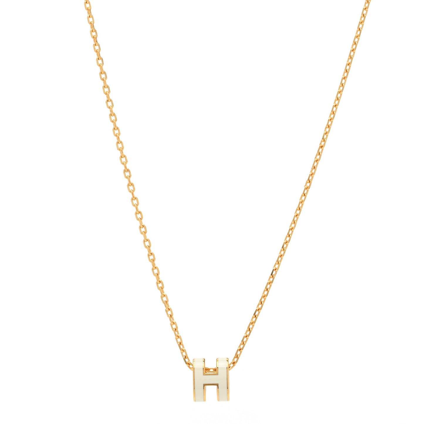 H Mini Pendant Necklace All Colors