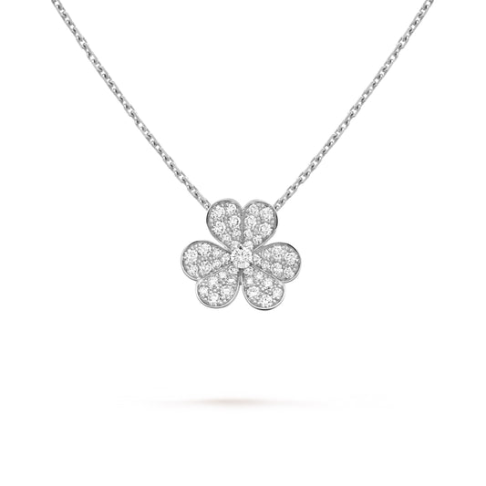 Le Fleur Necklace White Gold