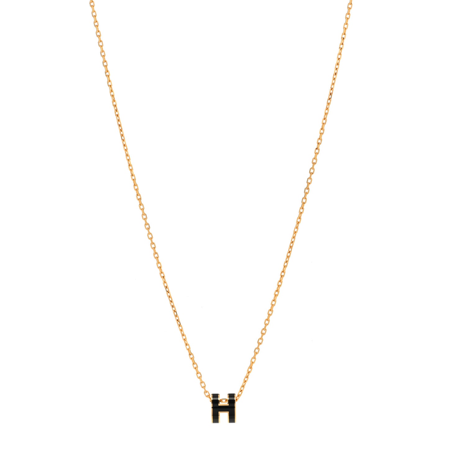 H Mini Pendant Necklace All Colors